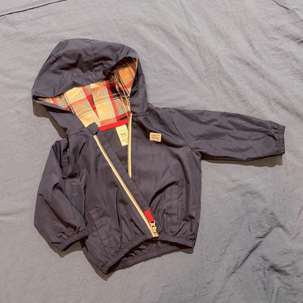 Carters Baby 9mo - Like New - Navy Windbreaker